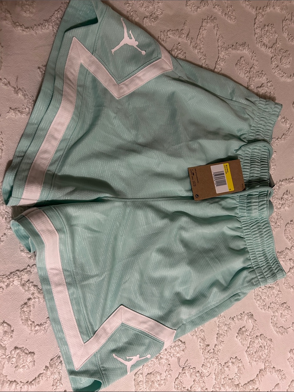 Jordan Women's Mint/White Athletic Shorts